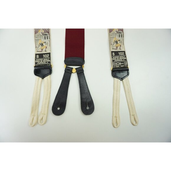 Trafalgar Romeo Juliet Shakespeare Limited Edition Button Fitting Suspenders - Picture 2 of 5